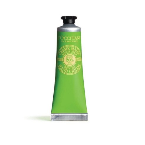 LOCCITANE 시어 버터 핸드 크림 매우 건조한 손에 영양을 공급하고 피부를 보호하며 20 유기농 비건, Lime