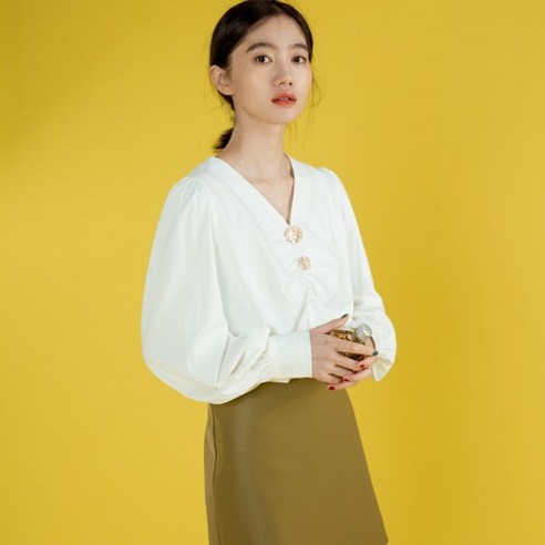 SU 시폰 긴팔 셔츠 여성의 디자인 감각 틈새 새로운 프랑스어 스타일 세련된 하이 엔드 탑