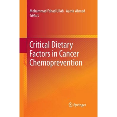 (영문도서) Critical Dietary Factors in Cancer Chemoprevention Paperback, Springer, English, 9783319364131
