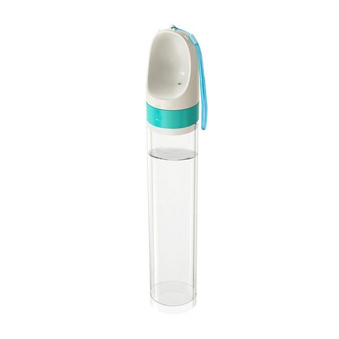 강아지 고양이 접이식 대용량 산책 물병 1000ml, 1개, 민트