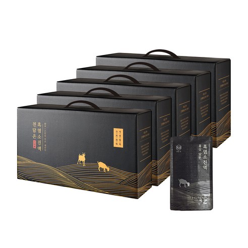 (압도적 고함량)천담온 본 홍삼 담은 흑염소진액 엑기스 흙염소즙 38.9%, 900ml, 15개