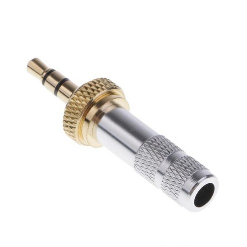 3.5mm 높이 스테레오 나사 잠금 잭 교체, 실버, 설명, 설명