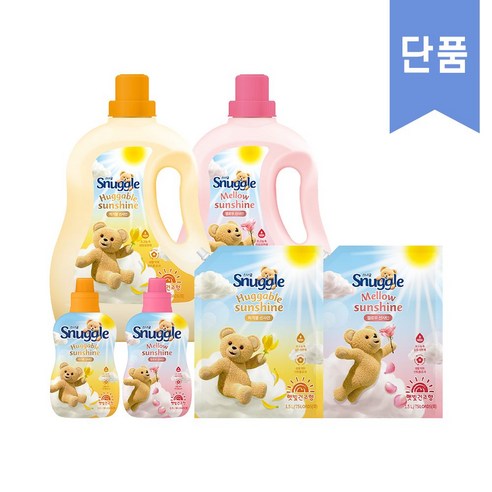무배 스너글 햇빛건조향 섬유유연제 0.8L 1.5L 1.8L, 스너글 허거블 선샤인_1.8L