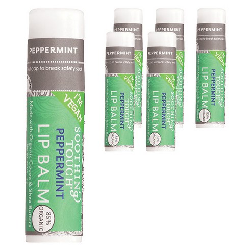 수딩터치 립밤 7g, 6개, Peppermint