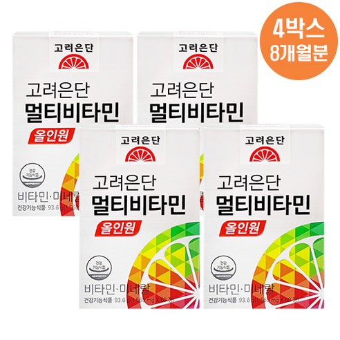 고려은단 멀티비타민 올인원 1560mg x 60정, 2개