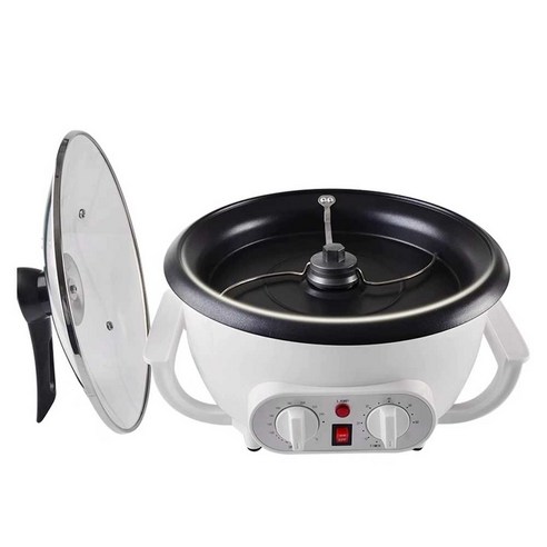 커피콩 로스팅기 깨 볶는 깨볶는 다기능 스마트 220V, 1. 220V 흰색 교반 막대