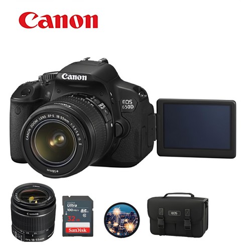캐논 EOS 650D 풀 패키지로 사진의 즐거움을 경험하세요!