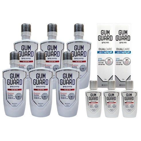 검가드오리지날750ml*6+검가드치약150g*2+검가드오리지날100ml*3, 상세페이지참조, 기타