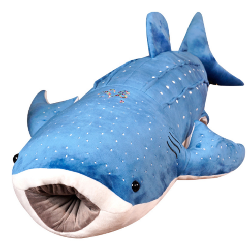 영앤영 고래 상어 인형 애착쿠션 바디필로우 안고자는인형, 블루
