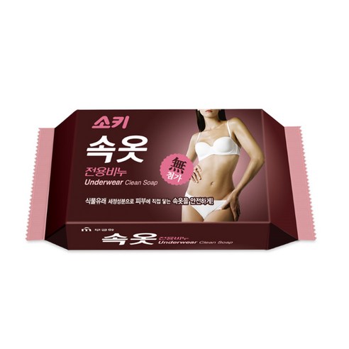 무궁화 소키 속옷전용 빨래비누 세탁비누, 150g, 1개