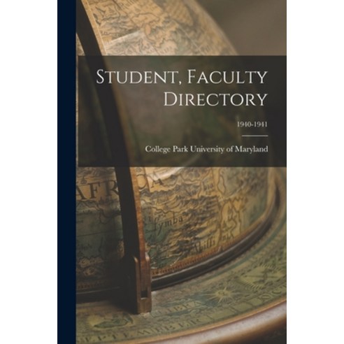 (영문도서) Student Faculty Directory; 1940-1941 Paperback, Hassell Street Press, English, 9781014867520