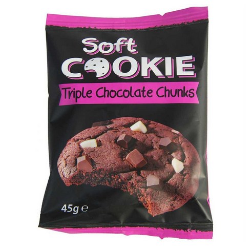 Soft Cookie 소프트쿠키 초콜릿 청크 45g, 트리플, 1개