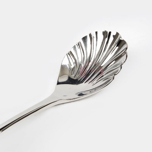 조개 모양 스푼으로 완성하는 여름날의 달콤한 휴식