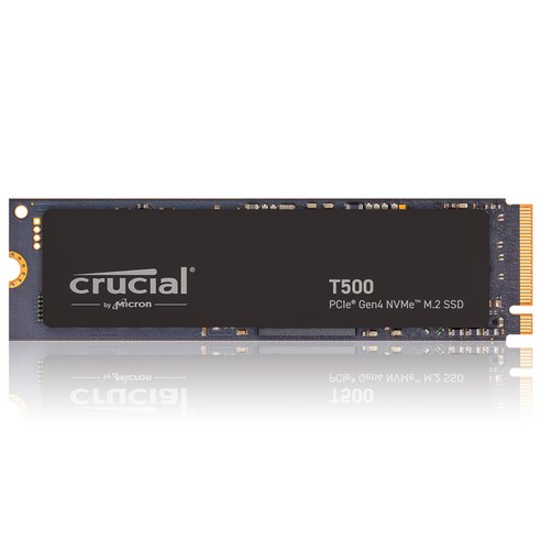 마이크론 T500 1TB PCIe Gen4 NVMe M.2 SSD with heatsink, CT1000T500SSD5