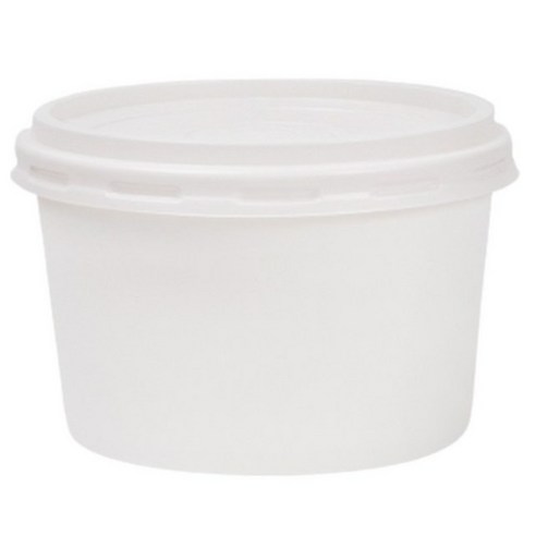대경상사 무인쇄 종이용기 750ml + 뚜껑 세트 - 일회용공기/대접 | 쿠팡