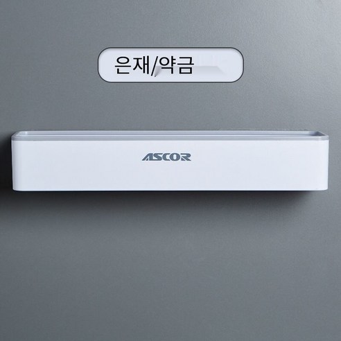 【DF】욕실 스토리지 랙 벽 마운트 화장실 욕실 세면대 펀치없는 벽 수건 욕실 스토리지, {"색상":"【DF】"}, {"크기":"【DF】실버그레이[간단한]"}