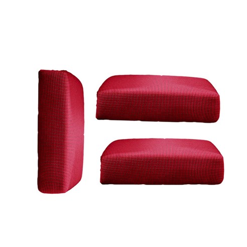 3pcs 소파 쿠션 커버 보호대 red_size S, 설명, 폴리 에스터