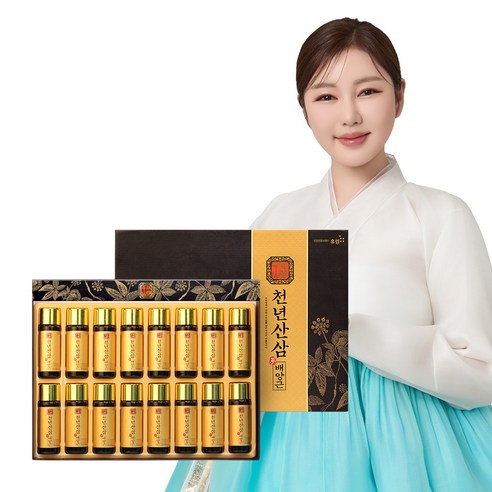 휴럼 천년산삼배양근 50ml*16병 국내산 산삼배양근과 7종 한방재료에 사양벌꿀로 맛과 건강을 한번에!, 16개