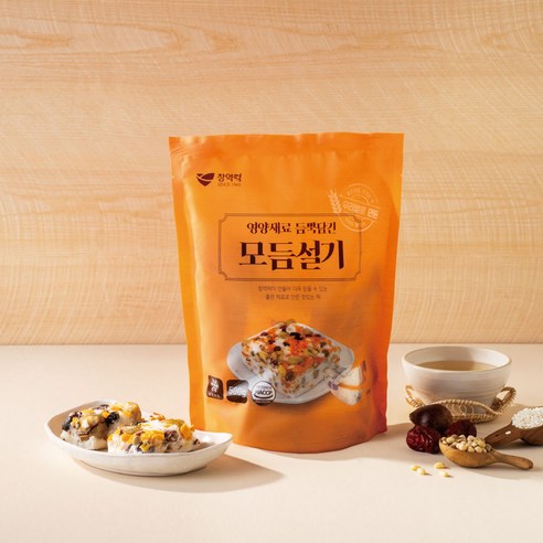 창억 모듬설기 개별포장떡, 1개, 500g