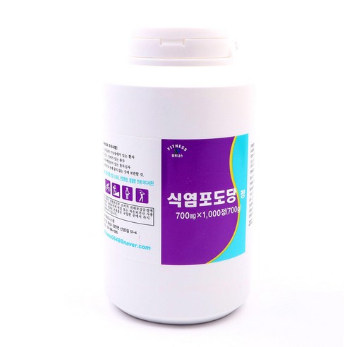 휘트니스 식염포도당 1000정, 1개