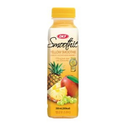 OKF 옐로우 스무디 350ml + 그린 스무디 350ml, 12개