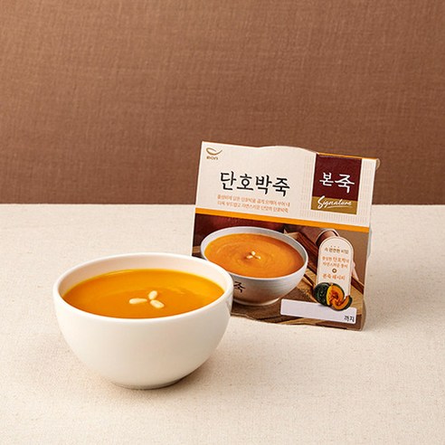 [본죽] 냉장 단호박죽: 건강하고 편리한 식사 솔루션