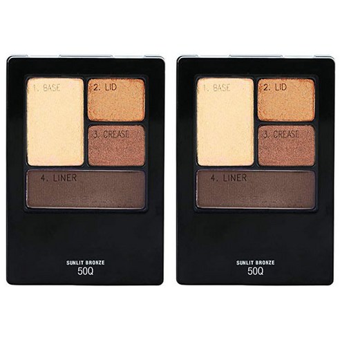 메이블린 엑스퍼트 웨어 아이섀도우 쿼드 4.8g, Sunlit Bronze, 2개
