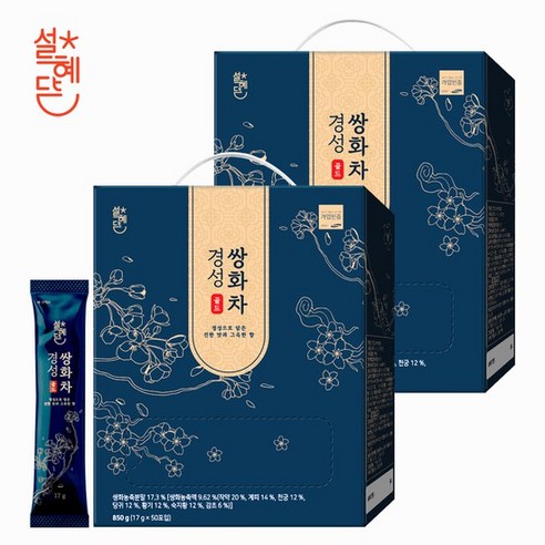 설혜담 경성 쌍화차 50T x 1박스, 850g, 1개