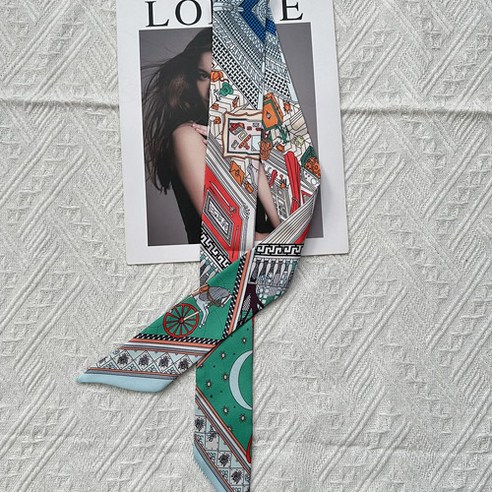 당신의 가을을 물들이는 마법, 디아픽 타이형 양면 스카프