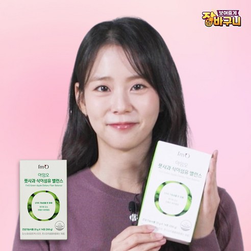 [쾌변젤리 체지방감소] 아임오 풋사과 식이섬유 밸런스 6개, 6박스, 14회분