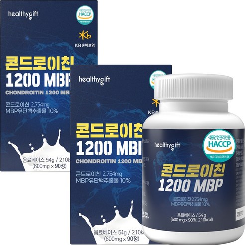 헬씨기프트 콘드로이친 1200 MBP HACCP, 90정, 2개