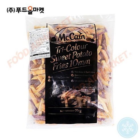 멕케인 삼색 고구마 프라이 2Kg 대용량 냉동, 1개