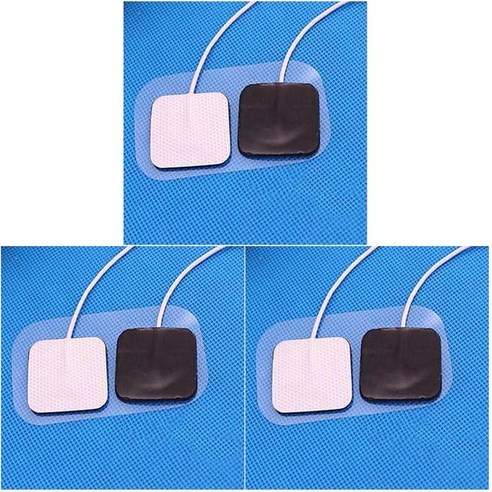 마사지 TENS 7000 치료 기계용 2mm 플러그 전극 패드 30개/10개 세트