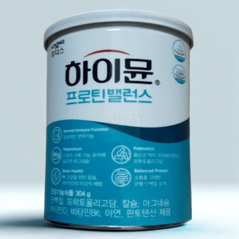 하이뮨프로틴밸런스6통 304g 하이문 산양유 분리유청 단백질 분말 보충제, 6개