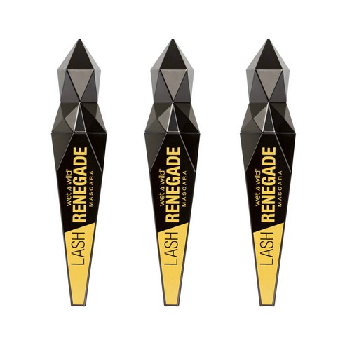 웻앤와일드 래쉬 레니게이드 마스카라 8ml, Brazen Black, 3개