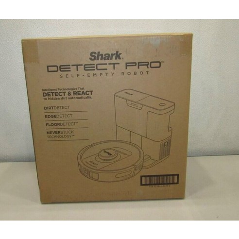 [관부가세포함] Shark Detect Pro 자가 비우기 로봇 진공 청소기 AV2820S 블랙 