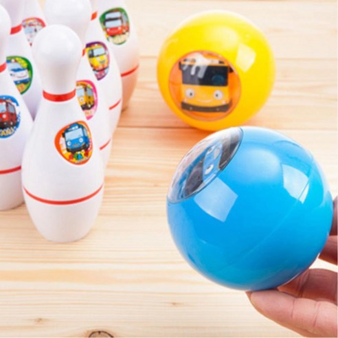 어린이 타요 실내 스포츠 볼링 놀이 세트 조카선물 유아 가정용놀이 장난감, 1개 타요볼링놀이
