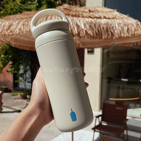 블루보틀 손잡이 뚜껑 스텐 텀블러 500ml 소개