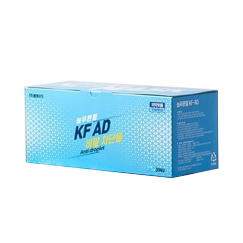neulpuleun 쿨 마스크 화이트 중형 KF-AD, 1개