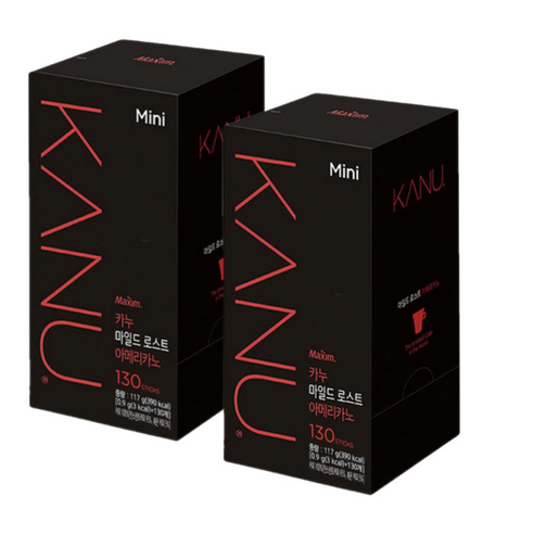 카누 마일드로스트미니 100T+30T * 2개 260T, 900mg, 130개입