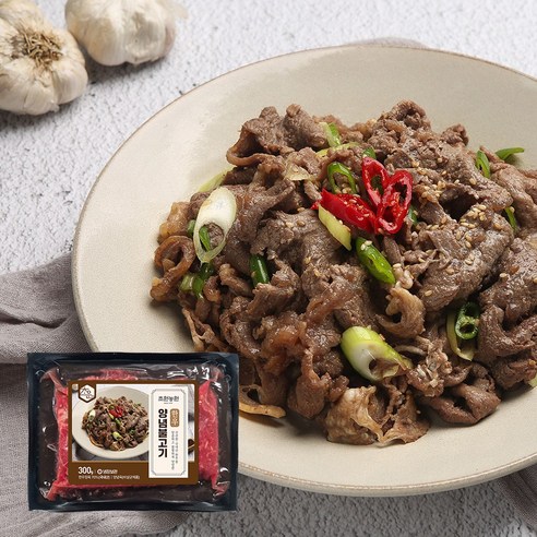 초원농원 냉장 한우 양념 불고기 600g(300*2) - 소불고기 | 쿠팡
