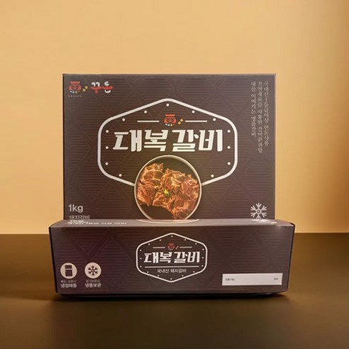 깊고 풍부한 맛, 부드러운 식감의 국내산 1등급 한돈 수제 양념 돼지갈비