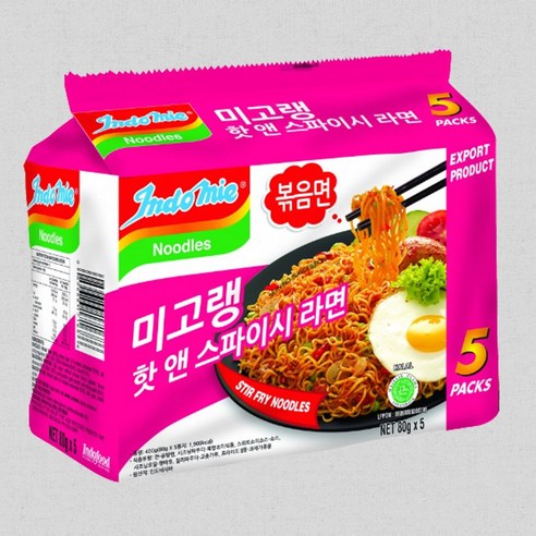 인도미 미고랭 핫 앤 스파이시 라면, 10개