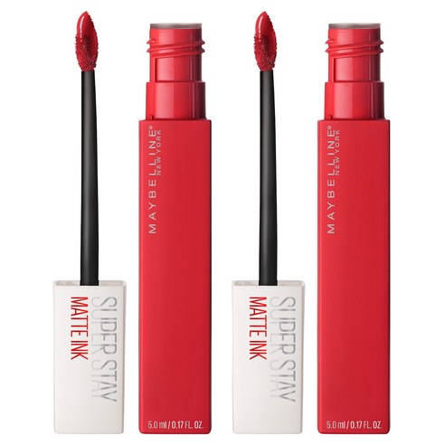 메이블린 뉴욕 슈퍼스테이 매트 립틴트 5ml, 파이오니어, 2개