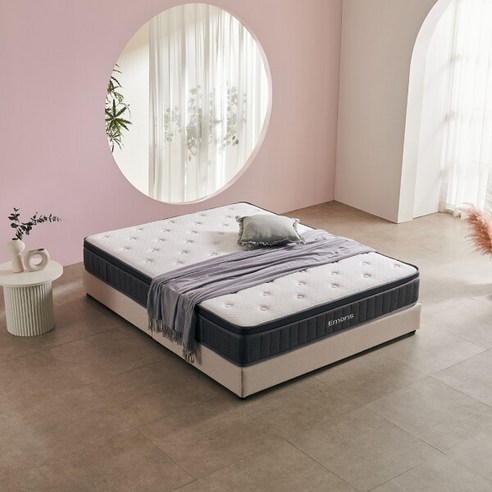 에몬스 휴 유로탑 독립스프링 매트리스 SS: 편안함이 잠드는 순간, 당신의 밤을 특별하게 에몬스매트리스