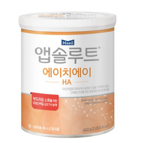 매일유업 앱솔루트 에이치에이 분유, 400g, 6개