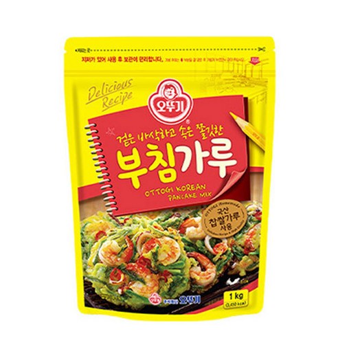 오뚜기 부침가루, 1kg, 3개