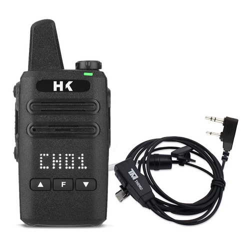 HK-407 생활용무전기 이어마이크 포함 1대 풀세트 A/S보장 헤어샵 식당 매장 주차장 통신 (HK-407)