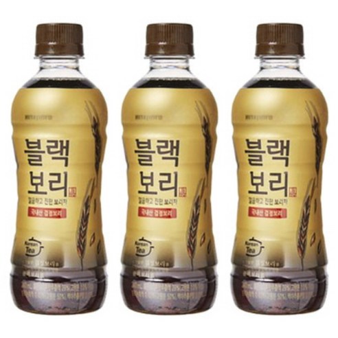 하이트진로 블랙보리 음료, 340ml, 16개