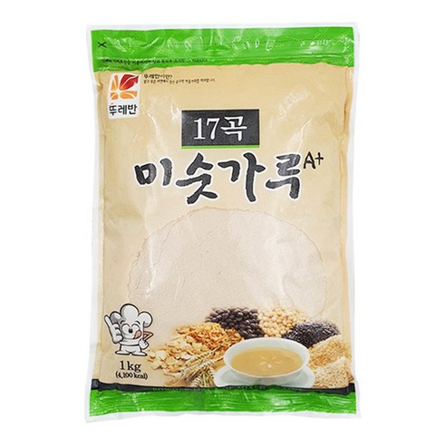 뚜레반 17곡 미숫가루 1kg 3개, 1개